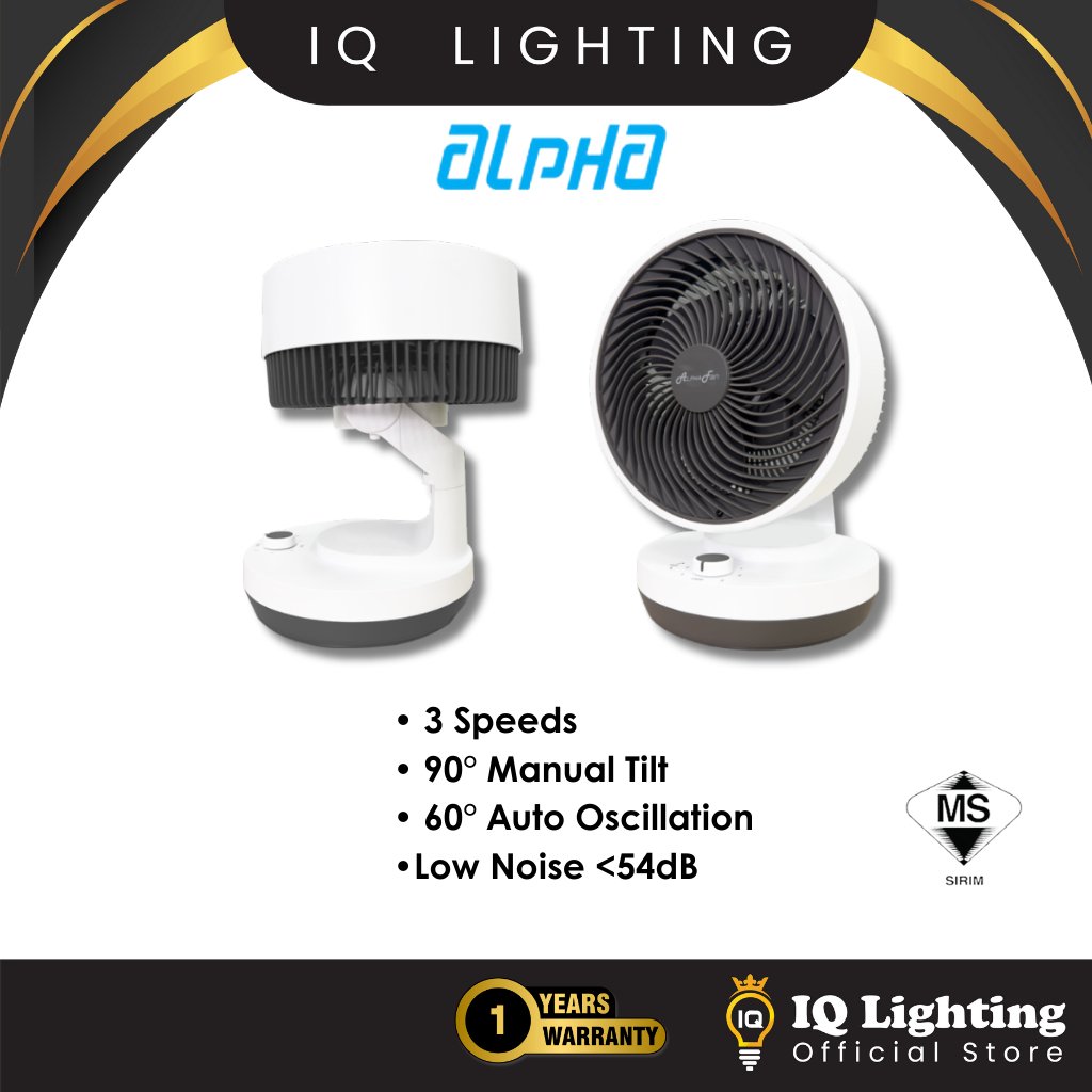🔥NEW🔥Alpha Fan Desktop Fan B1 7 Inches Mini Desktop Fan Adjustable ...