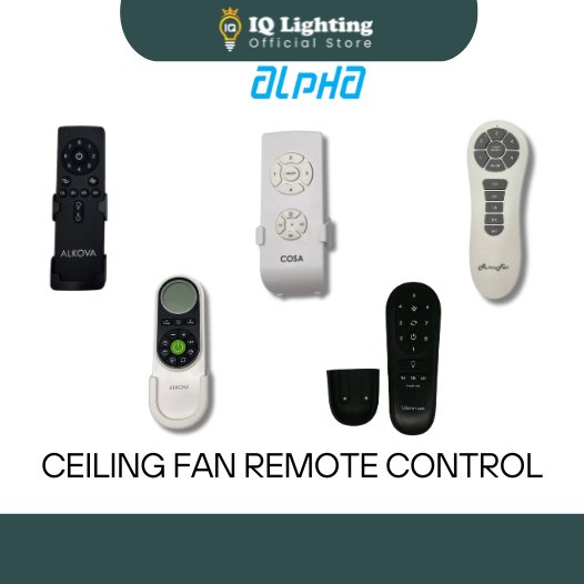 Alpha Ceiling Fan Original Remote Control / Alpha Alkova Remote Control ...