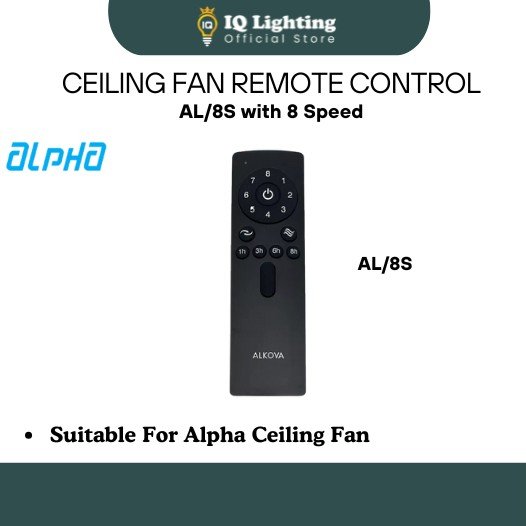 Alpha Ceiling Fan Original Remote Control / Alpha Alkova Remote Control ...