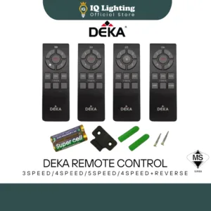 Deka Original Remote Control D3 D4 D5 DN R3/R4 Ceiling Fan Remote K9/F5P/F54P/XR10/XR11/F5X/F5N/P5S Remote Control Only