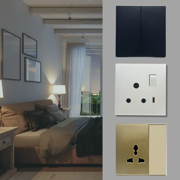 [CHAMPAGNE] reTouch Switch Elegance Sense 16A Wall Switch 13A 15A 20A ...