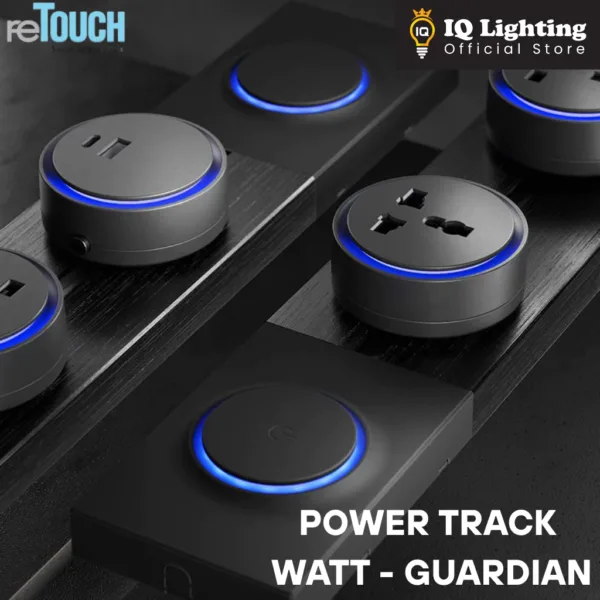 Retouch Power Socket 🔥NEW 2025🔥 RETOUCH POWER TRACK WATT-GUARDIAN SOCKET MULTIPLE USB SWITCH ...