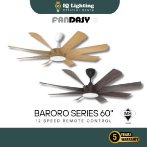 🔥FREE SHIPPING🔥 FANDASY Baroro Series 60" Ceiling Fan 8 ABS Blades Fans 12Speed Remote Control DC Motor/Kipas Angin/家用风扇