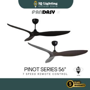 🔥FREE SHIPPING🔥FANDASY Pinot Series 56" Ceiling Fan 3 ABS Blades Fans Remote Control DC Motor / Kipas Angin Siling /家用风扇