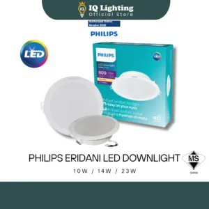 🔥NEW🔥 PHILIPS Eridani LED Downlight 5" 6" 8" 10W 14W 23W / Philips Lampu Downlight Plaster Siling / EyeComfort (SIRIM)