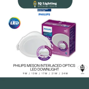 🔥NEW🔥 PHILIPS Meson Interlaced Optics LED Downlight 4" 5" 6" 7" 8" 9W 13W 17W 21W 24W LED Philips Downlight / Lampu