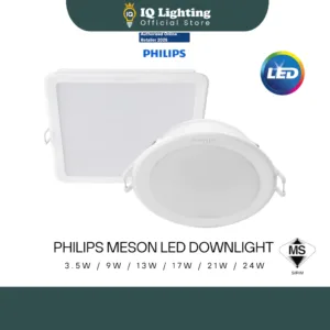PHILIPS Meson LED Downlight 4" 5" 6" 7" 8" 13W 17W 21W 24W LED Philips Downlight 59449 59451 59464 59465 59466 59467