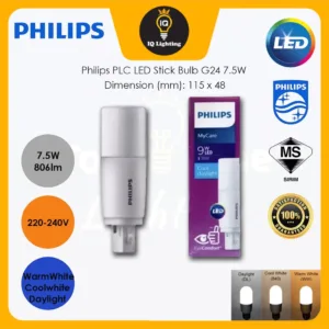 PHILIPS 7.5W 9W PLC LED Stick Bulb / G24 PLC LED Bulb Energy Saving Light Downlight Mentol Meja Lampu Home Lighting