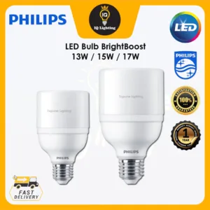 PHILIPS 13w 15w 17w LED Brightboost LED Bulb E27 Cool Daylight / MENTOL LED PHILIP TERANG / Mentol LED Philips