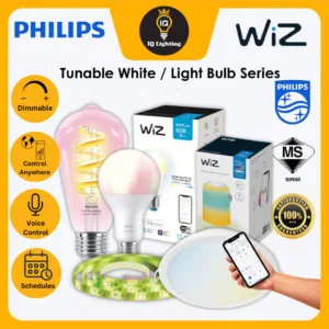 PHILIPS Wiz Tunable White | 3 Color Smart Bulb E27 E14 GU10 LED Bulb Downlight Ceiling Lamp Plug 1M/2M RGB Strip Mentol