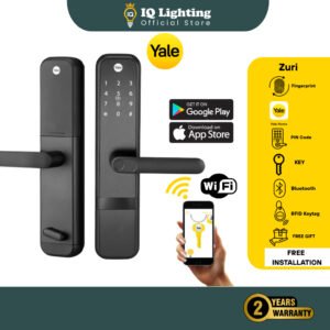 🔥NEW 2025🔥 Yale Zuri (Mortise) Smart Digital Lock Doorlock Password Fingerprint KeyCard Smart App Kunci Pintu Pintar智能门锁