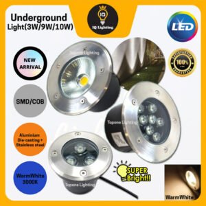 🔥NEW🔥 Outdoor Ground Light 3W 9W 10W SMD COB LED Buried Light Underground Spotlight Waterproof Garden Path Floor Lawn La