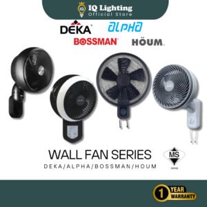 ALPHA WF60/ALPHA WF360/DEKA 108/DEKA 208R/HOUM C12/BOSSMAN BMWF110/Designer Remote Control Wall Fan /Kipas Dinding /墙壁风扇