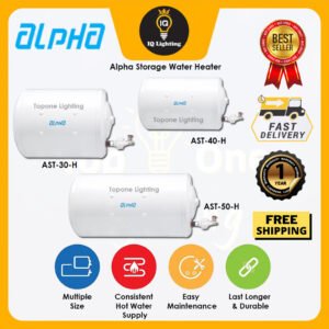 [Free Shipping] Alpha Storage Water Heater | AST-30-H AST-40-H AST-50-H AST-70-H AST-90-H (Home Shower Storage Tank Storage Heater 熱水器)