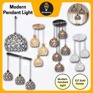 Modern Crystal Chandelier Ceiling Lamp Pendant Light Pendant Lamp Lampu Hiasan Lampu Siling Lampu Gantung