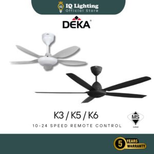 🔥FREE SHIPPING🔥 DEKA Ceiling Fan K3 / K5 / K6 Remote Control Fans DC Motor Blade Kipas Siling / 家用风扇