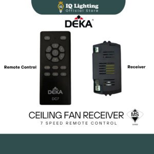 DEKA Ceiling Fan 7 Speed Remote Control and PCB Board (DC7)(for DC Motor Ceiling Fan)